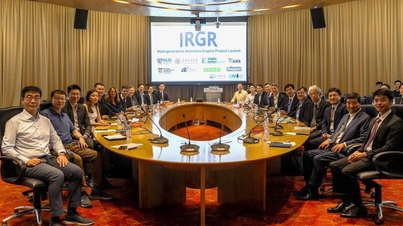 IRGR Ammonia Engine Project Launch at NUS